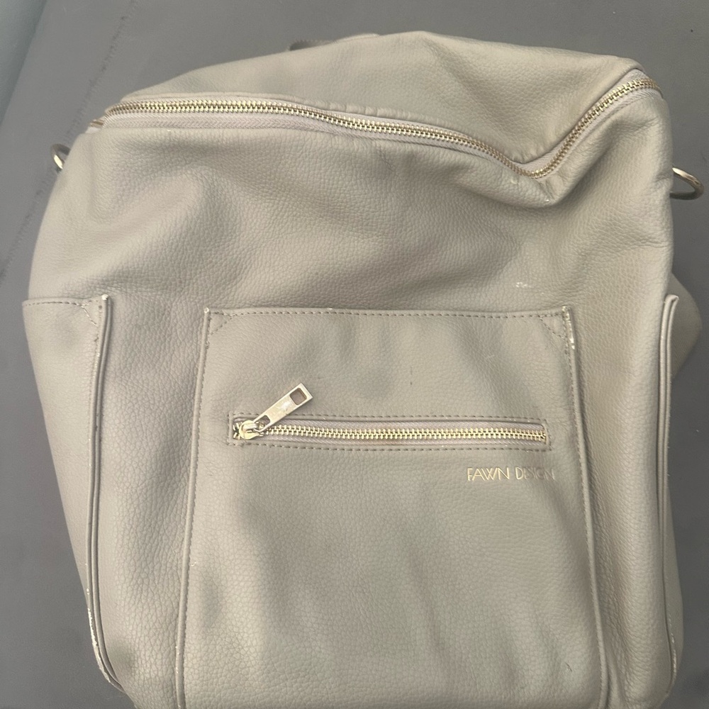 Fawn Design Light Gray Backpack